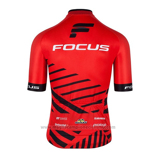 2017 Abbigliamento Ciclismo Focus XC Rosso Manica Corta e Salopette